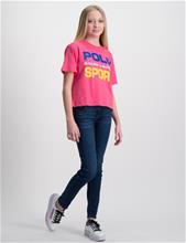 Bild Polo Ralph Lauren, Polo Sport Jersey Cropped Tee, Rosa, T-shirts till Tjej, S