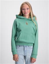 Bild Polo Ralph Lauren, Big Pony Fleece Hoodie, Grön, Huvtröjor/Hoodies till Tjej, M