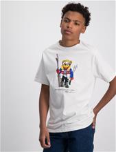 Bild Polo Ralph Lauren, Cotton Jersey Crewneck Tee, Vit, T-shirts till Kille, M