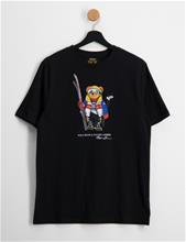 Bild Polo Ralph Lauren, Polo Bear Cotton Jersey Tee, Svart, T-shirts till Kille, M