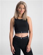 Bild Calvin Klein, PUNTO TAPE CROPPED TOP, Svart, Toppar/Blusar till Tjej, 12 år