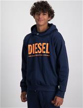 Bild Diesel, SDIVISION-LOGOX OVER SWEAT-SHIRT, Blå, Huvtröjor/Hoodies till Kille, 10 år