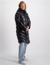 Bild Woolrich, DOWNQUILTED GLOSSY LONG PARKA, Svart, Jackor till Tjej, 14 år