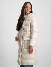 Bild Woolrich, DOWNQUILTED GLOSSY LONG PARKA, Cremefärgad, Jackor till Tjej, 10 år