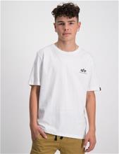 Bild Alpha Industries, Basic T Small Logo, Vit, T-shirts till Kille, 12 år