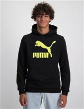 Bild Puma, CLASSICS LOGO HOODIE TR B, Svart, Huvtröjor/Hoodies till Kille, 176 cm