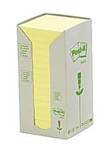 Bild Post-it block Green 76x76 gul 16/fp Post-it