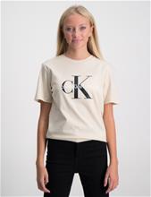 Bild Calvin Klein, MONOGRAM LOGO T-SHIRT, Beige, T-shirts till Tjej, 16 år