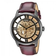 Bild Fossil Townsman mörkbrun läder ME3098 herrklocka