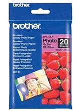 Bild Inkjetpapper Brother 10x15 190g 20/fp Inkjetpapper