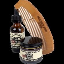 Bild Mountaineer Brand Premium - Original Blend Duo Beard Oil & Beard Balm with Beard Comb