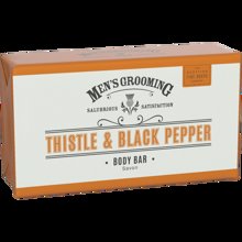 Bild Scottish Fine Soap Company - Thistle & Black Pepper Soap Bar Wrapped